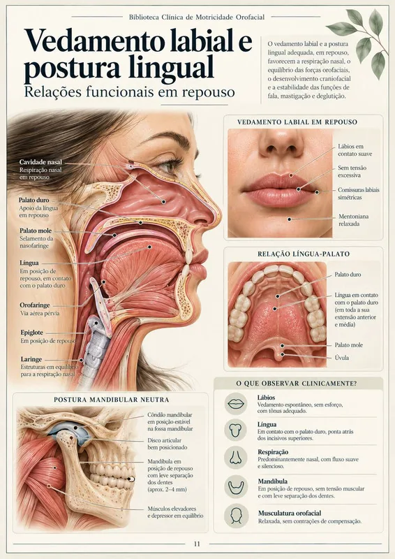 Vedamento labial e postura lingual